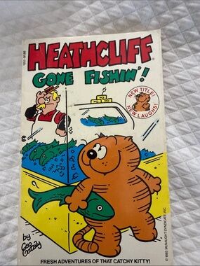 Gone Fishin' - Orange Cat Comic Cover